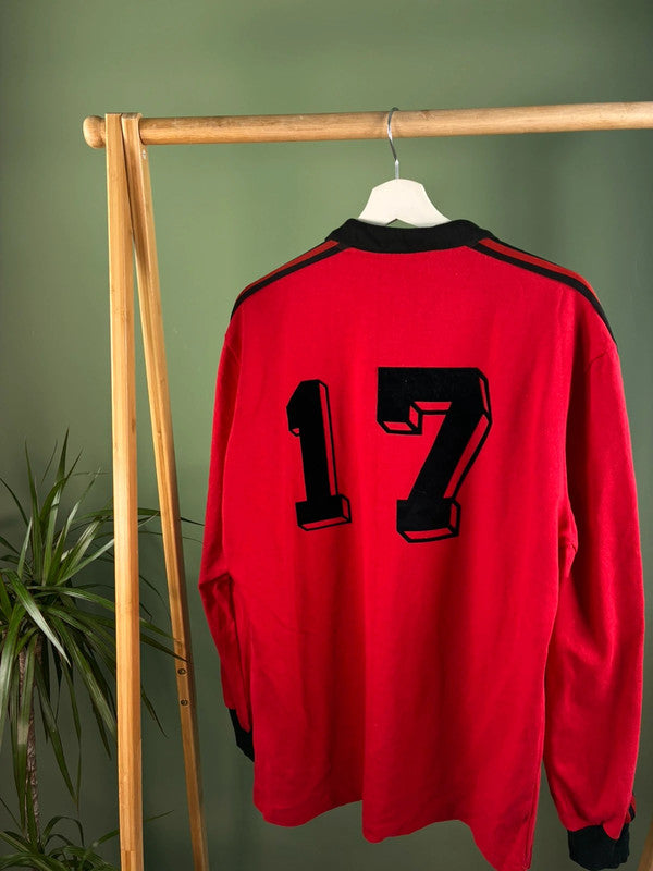 Adidas RARE 70s Polo Sweatshirt Heren | Rood | Maat XL