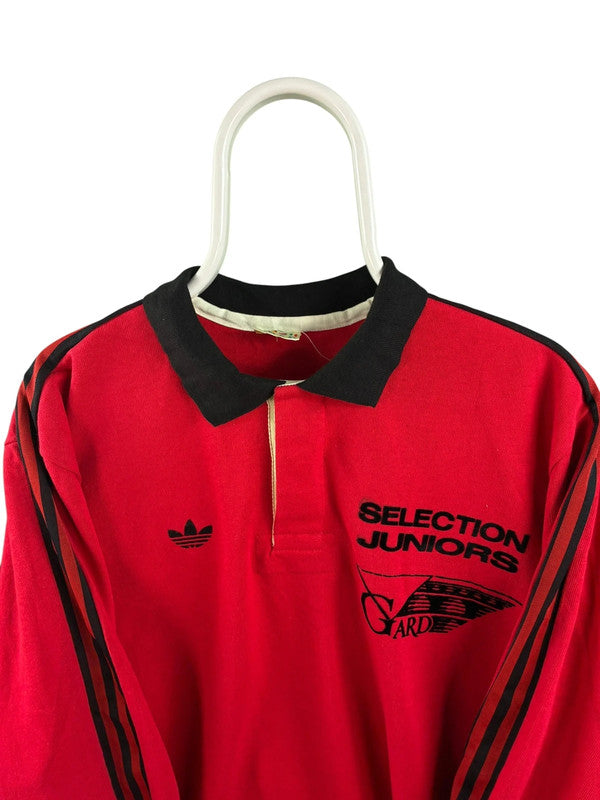 Adidas RARE 70s Polo Sweatshirt Heren | Rood | Maat XL
