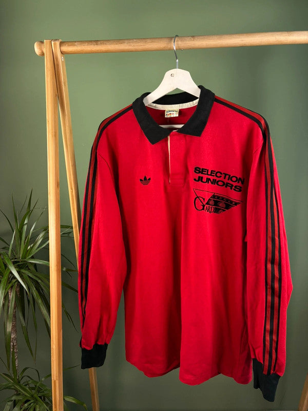 Adidas RARE 70s Polo Sweatshirt Heren | Rood | Maat XL