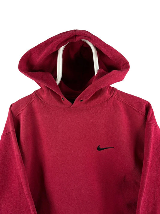 Nike 90s Chest Swoosh Hoodie Heren | Rood | Maat S