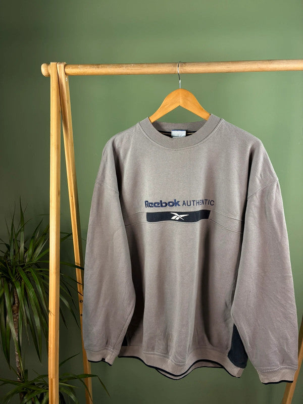 Reebok Sweater Heren | Grijs | Maat XL