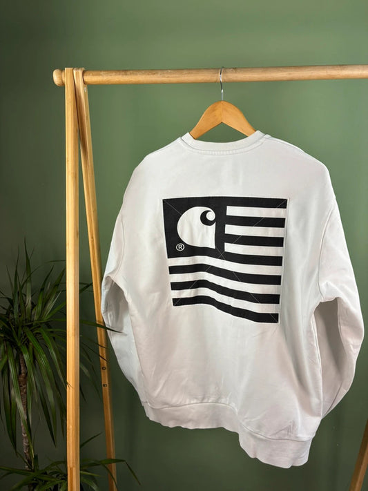 Carhartt Sweater Heren | Wit | Maat M