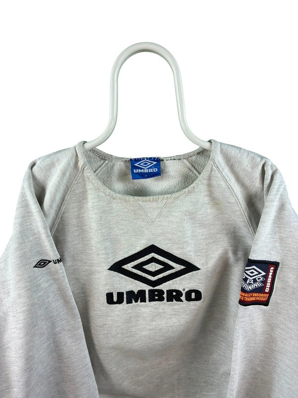 Umbro 90s Logo Sweater Dames | Grijs | Maat M