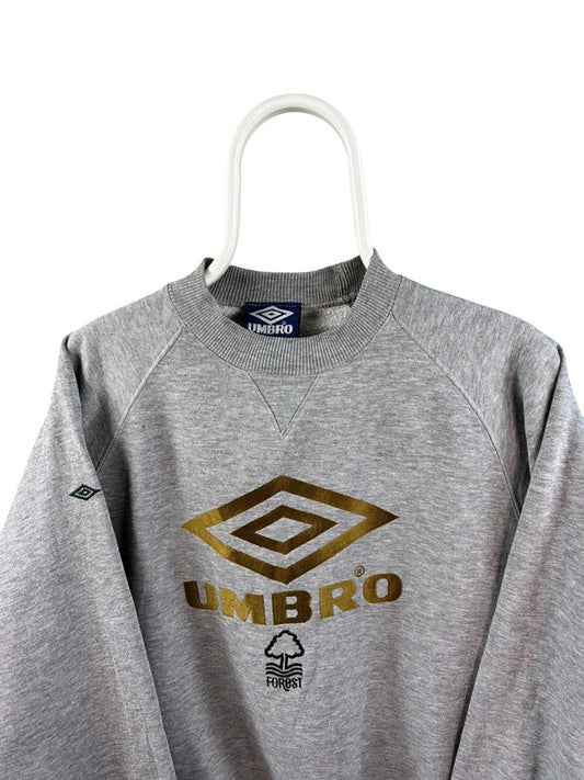 Umbro 90s Sweater Heren | Grijs | Maat S