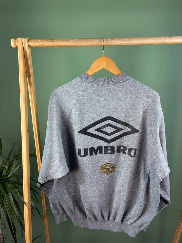 Umbro 90s Sweater Heren | Grijs | Maat S