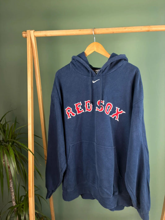 Nike Red Sox Hoodie Heren | Blauw | Maat XXL
