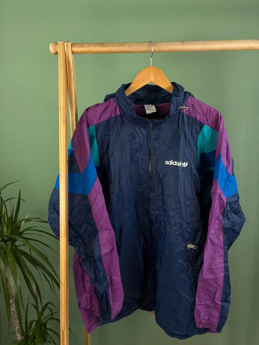 Vintage Adidas 90s tussenjas maat XL