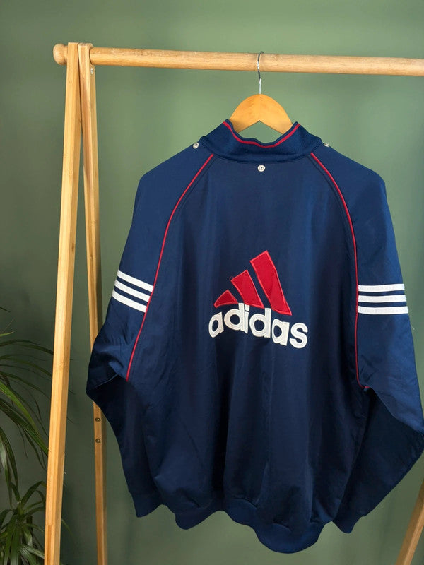 Vintage 90s Adidas rare trackjacket maat L