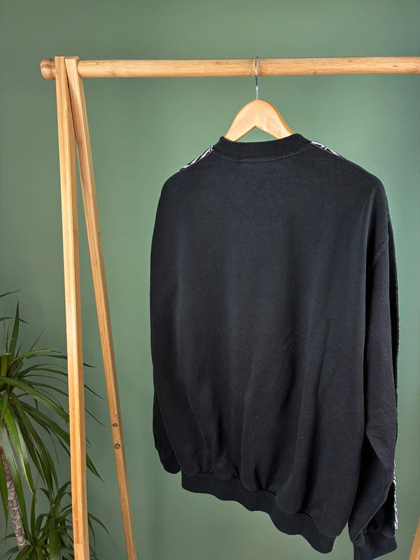 Vintage UMBRO 90s sweater maat XL zwart heren