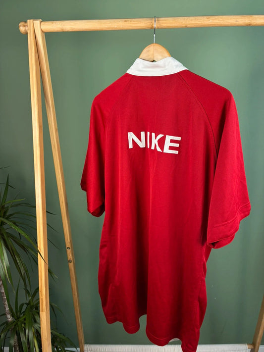 Vintage Nike track Jack maat XL wit heren