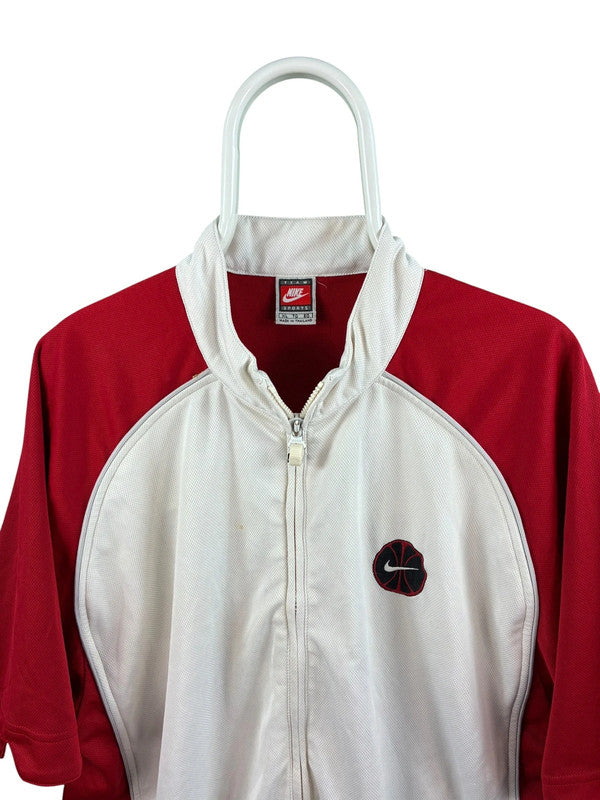 Vintage Nike track Jack maat XL wit heren