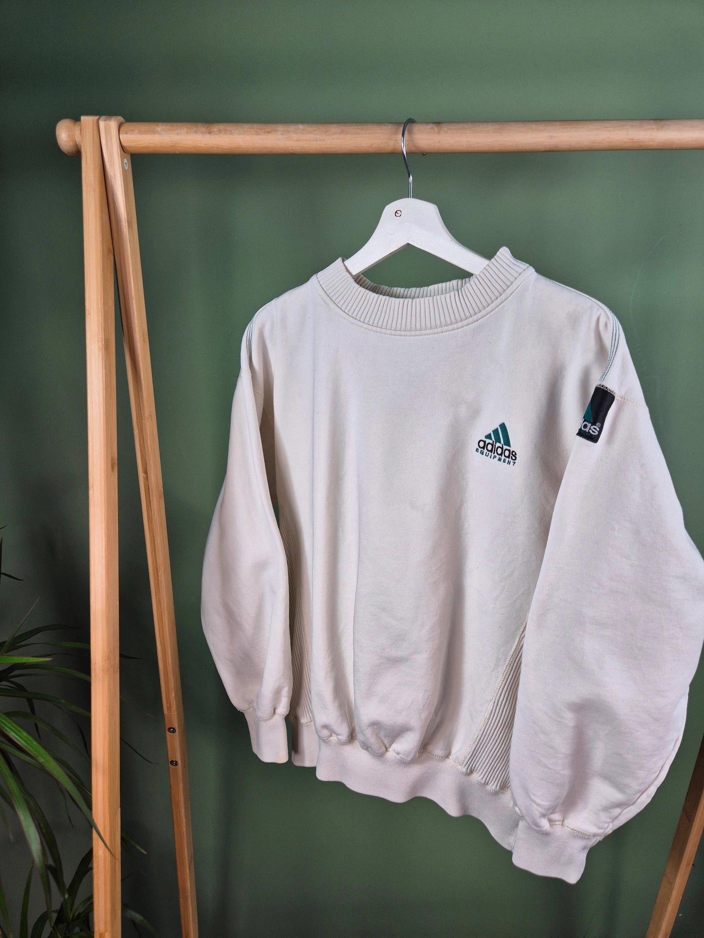 Adidas Equipment 90s Sweater Dames | Wit | Maat S