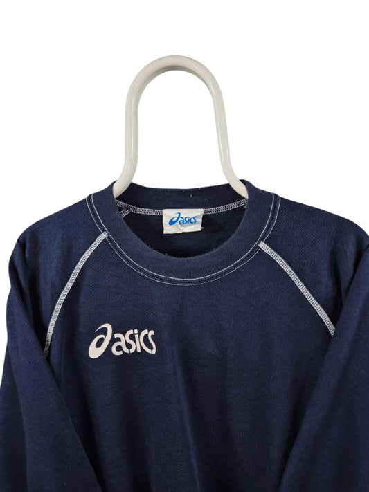 Asics Sweater Heren | Blauw | Maat XXL