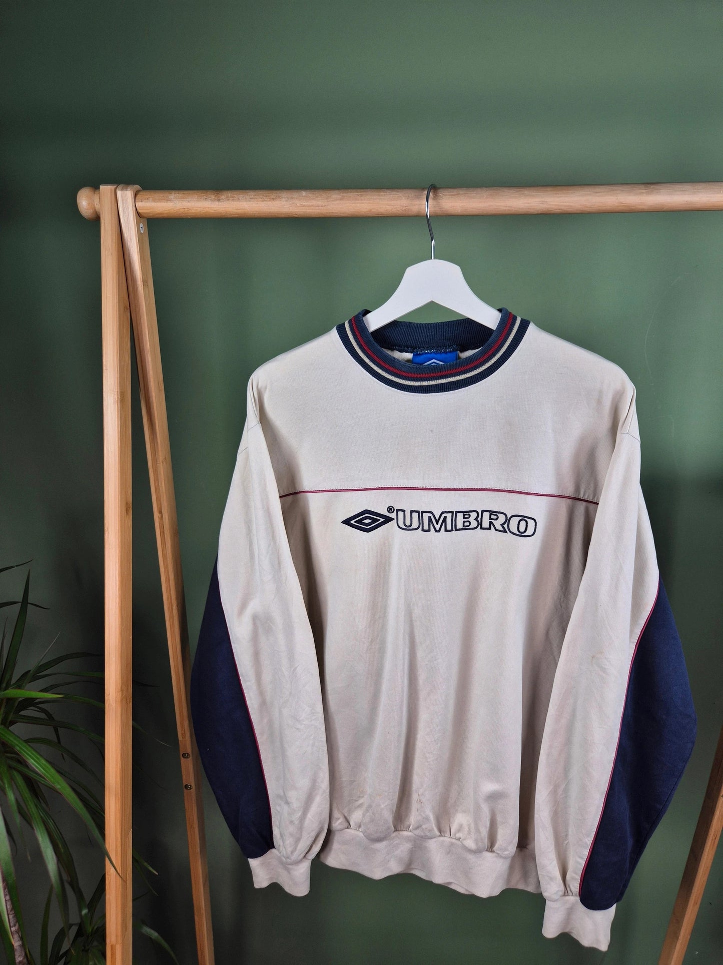 Umbro Sweater Heren | Crèmewit | Maat M