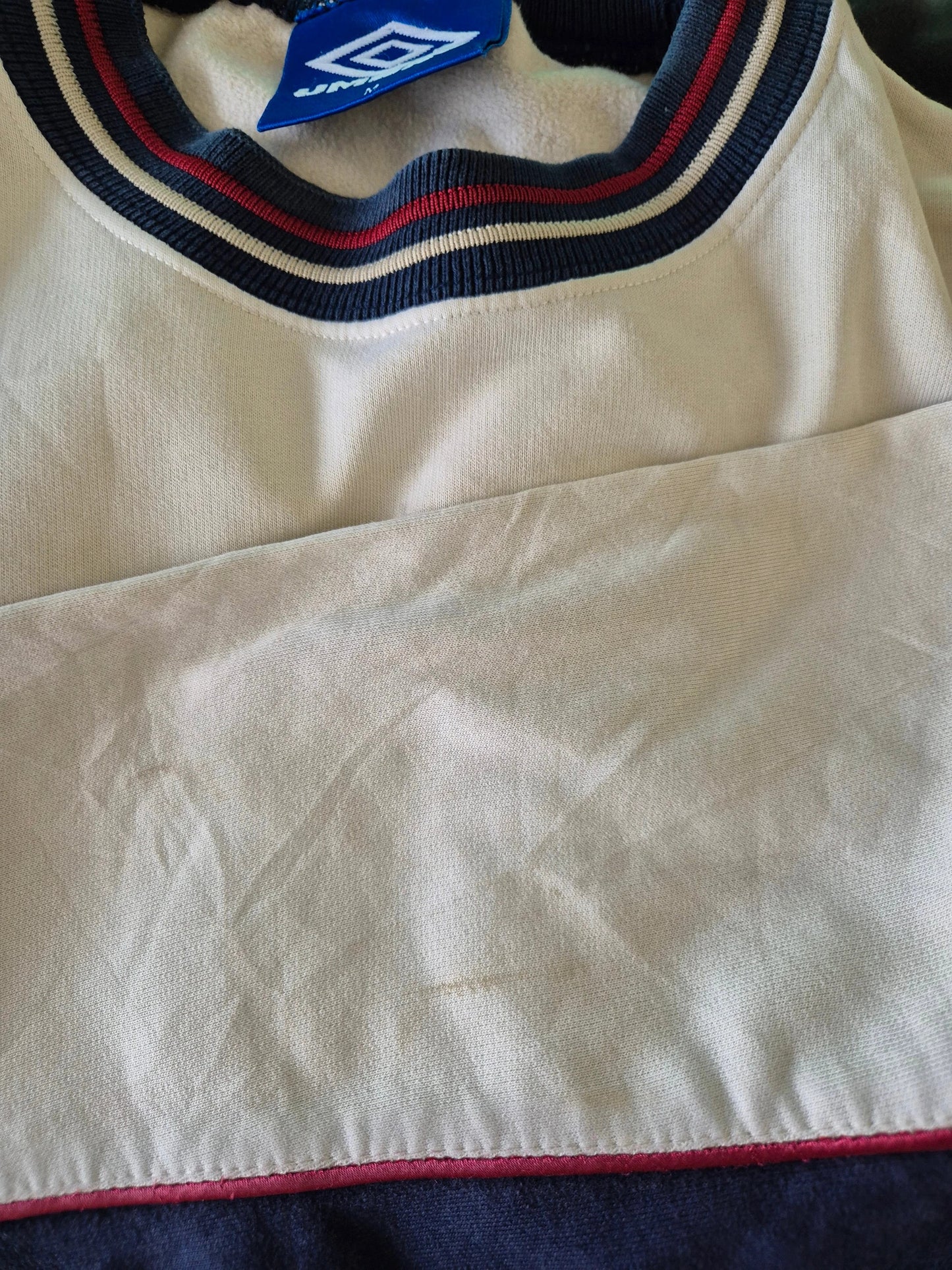 Umbro Sweater Heren | Crèmewit | Maat M