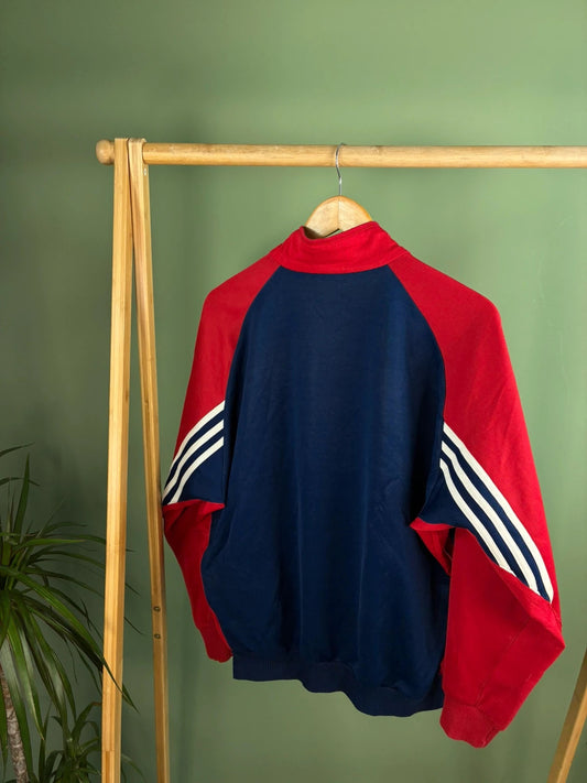 Vintage Adidas 90s track Jack maat M blauw heren