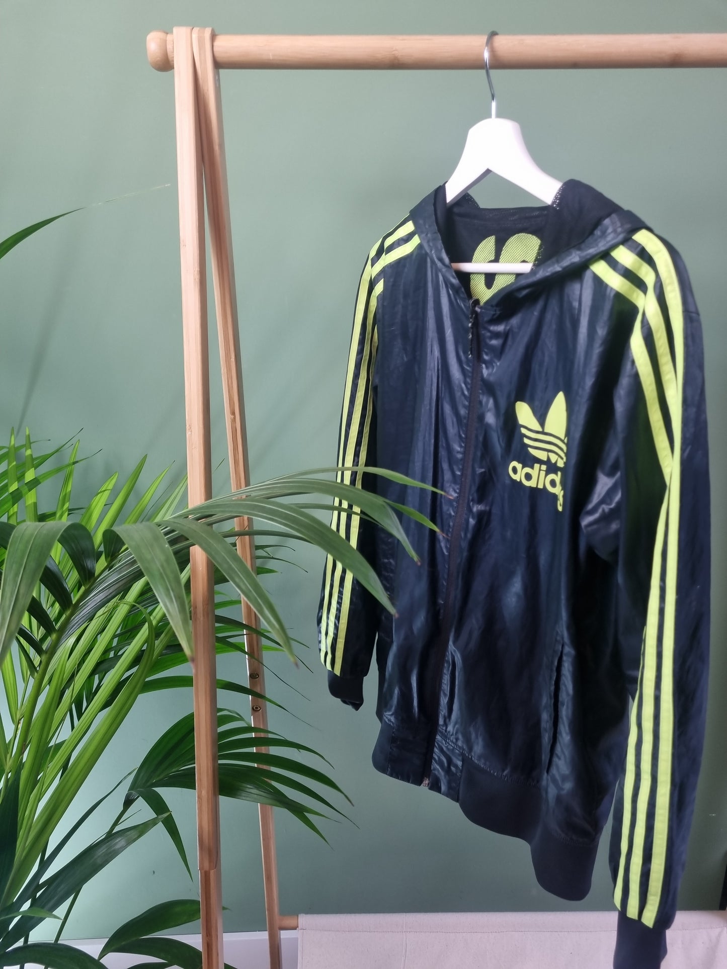 Adidas reversibel hoodie met rits maat M