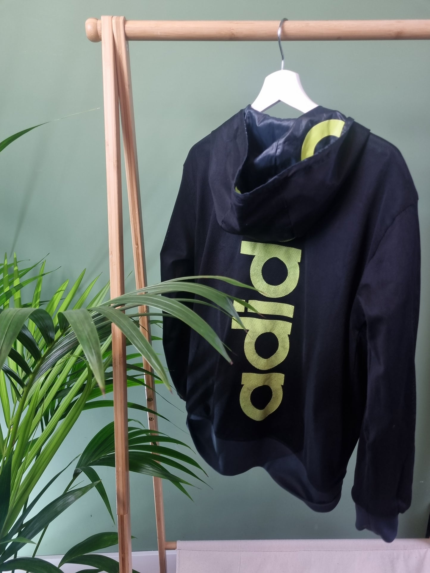 Adidas reversibel hoodie met rits maat M