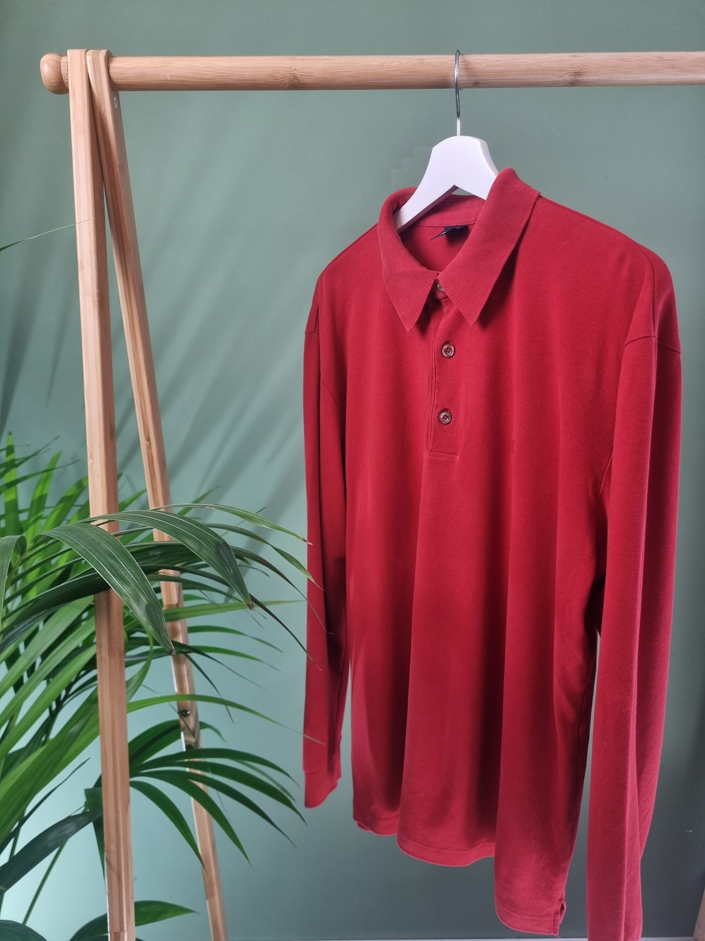 Hugo Boss lons sleeve polo maat L