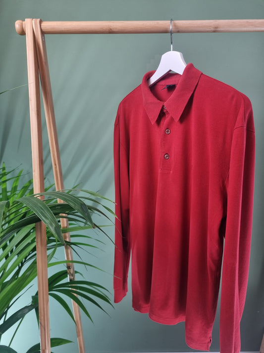 Hugo Boss long sleeve polo maat L