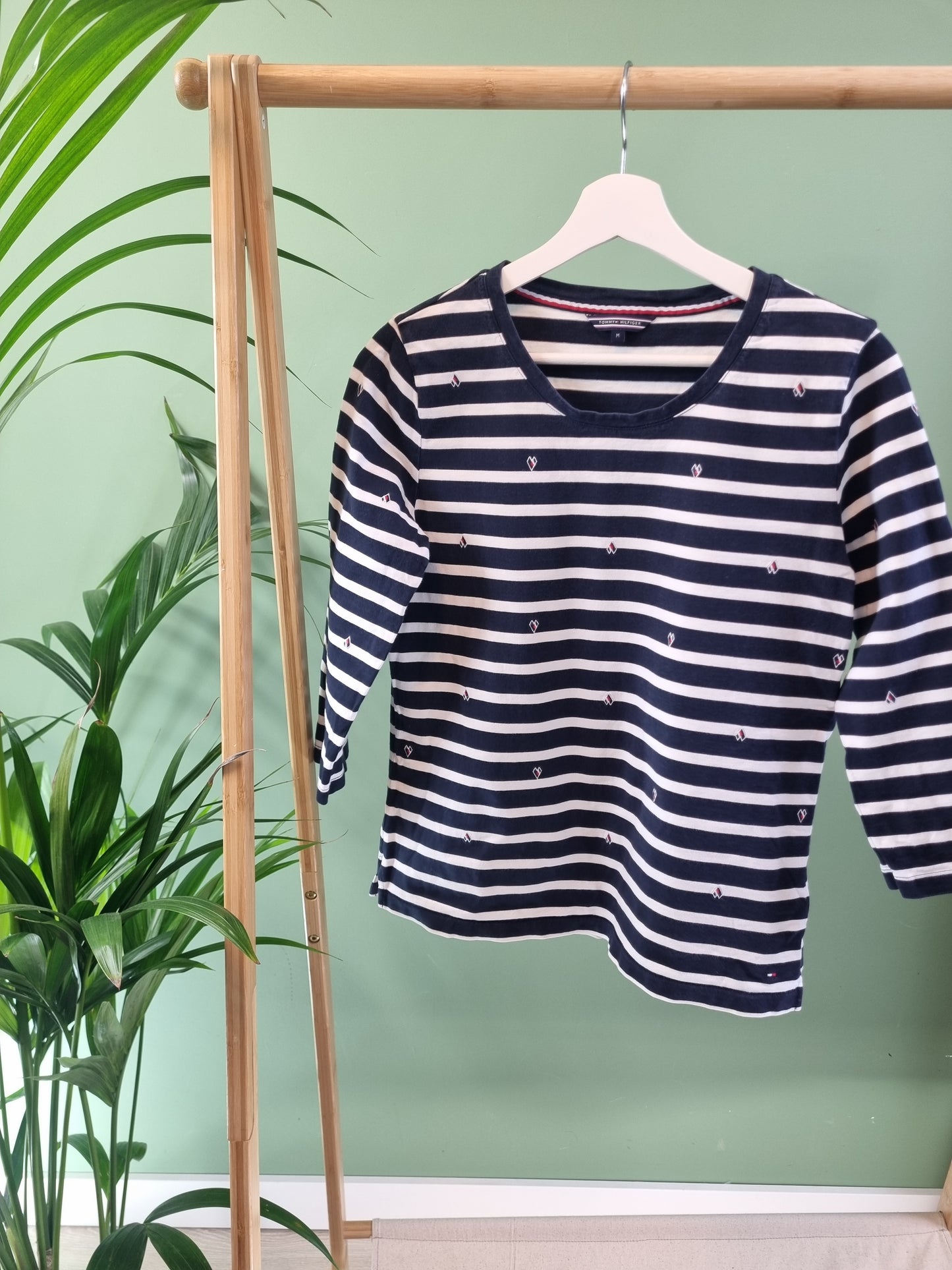 Tommy Hilfiger striped tee maat M