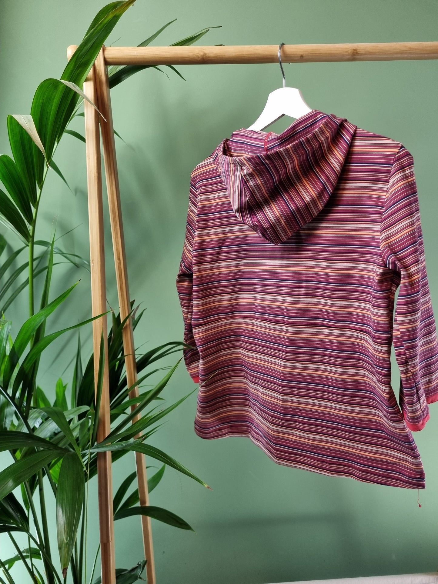 Adidas 90s Half Sleeve Hoodie Met Rits Dames | Rood | Maat L