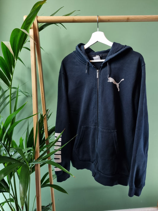 Puma hoodie met rits maat M