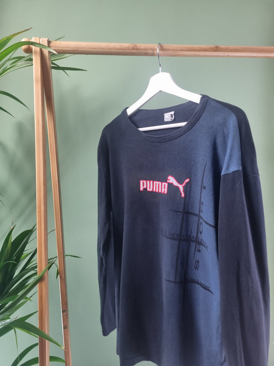 Puma long sleeve tee maat L