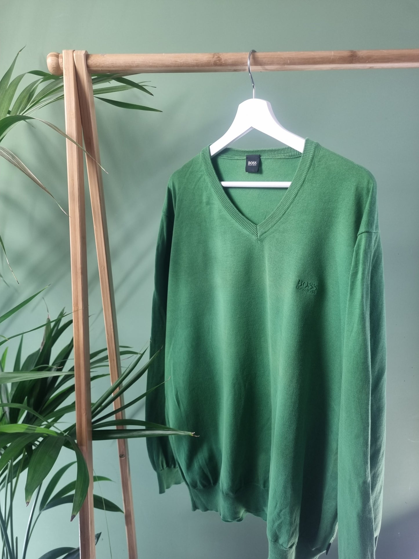 Hugo Boss Trui Heren | Groen | Maat XXL