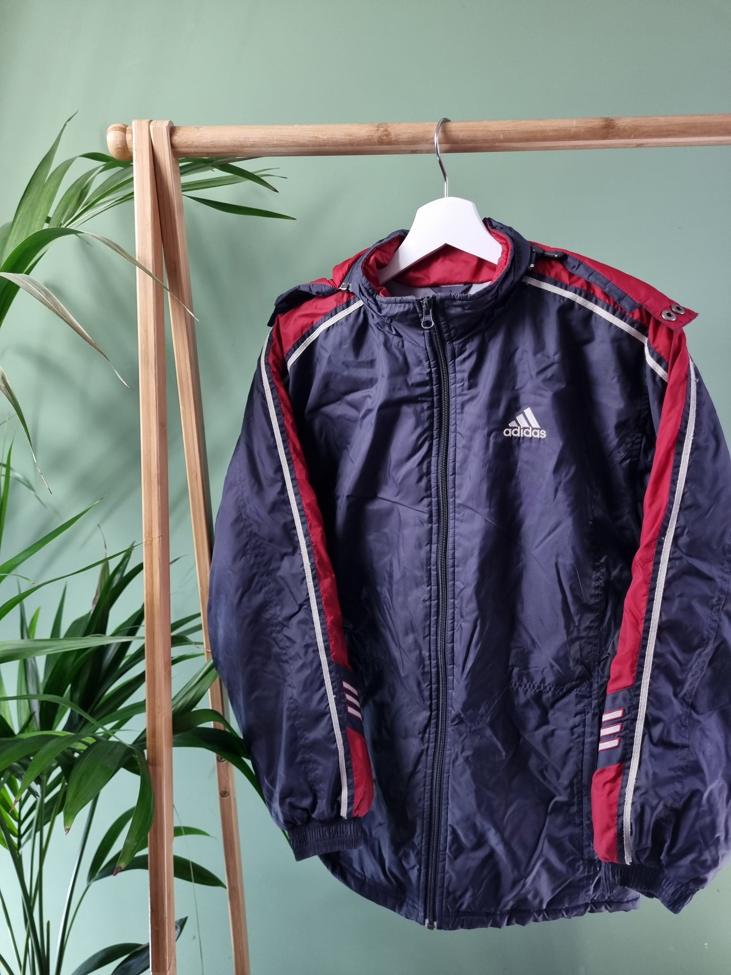 Adidas Jas Heren | Blauw | Maat S