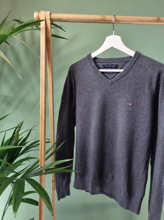 Tommy Hilfiger Trui Heren | Grijs | Maat S
