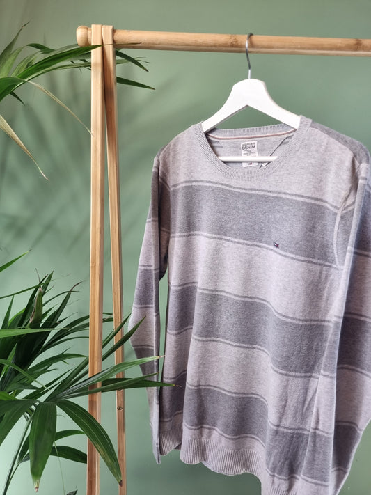 Tommy Hilfiger Trui Heren | Grijs | Maat XL