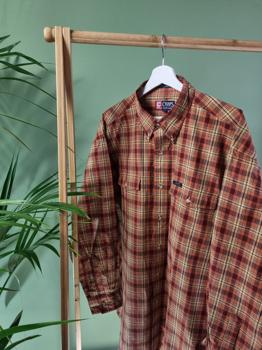 Chaps/Ralph Lauren check shirt maat L