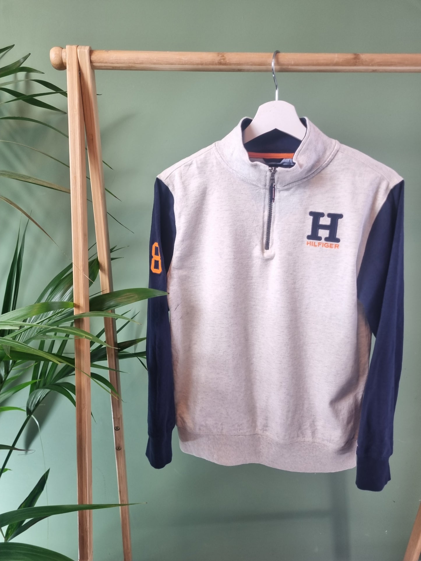 Tommy Hilfiger Sweater Dames | Grijs | Maat L