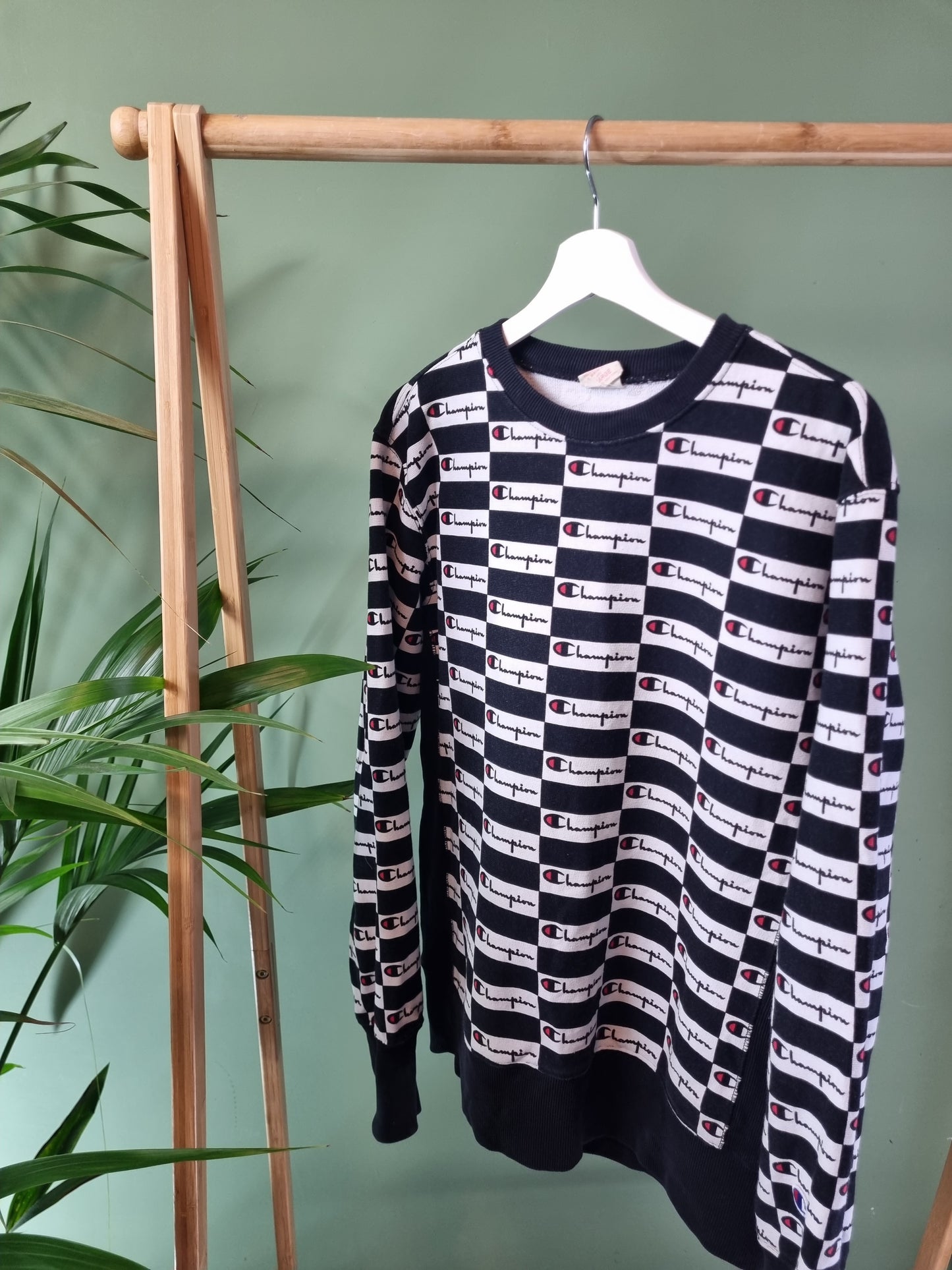Champion Sweater Heren | Zwart | Maat L