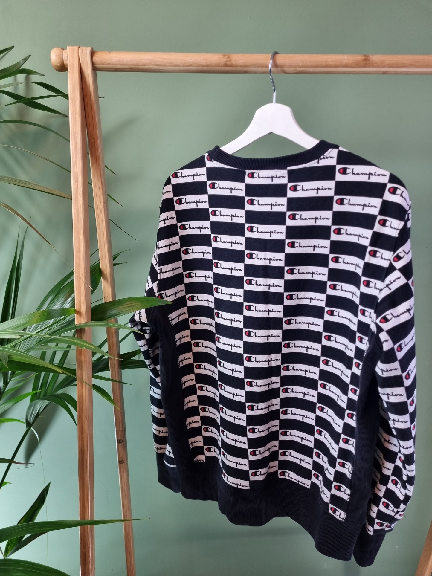 Champion Sweater Heren | Zwart | Maat L