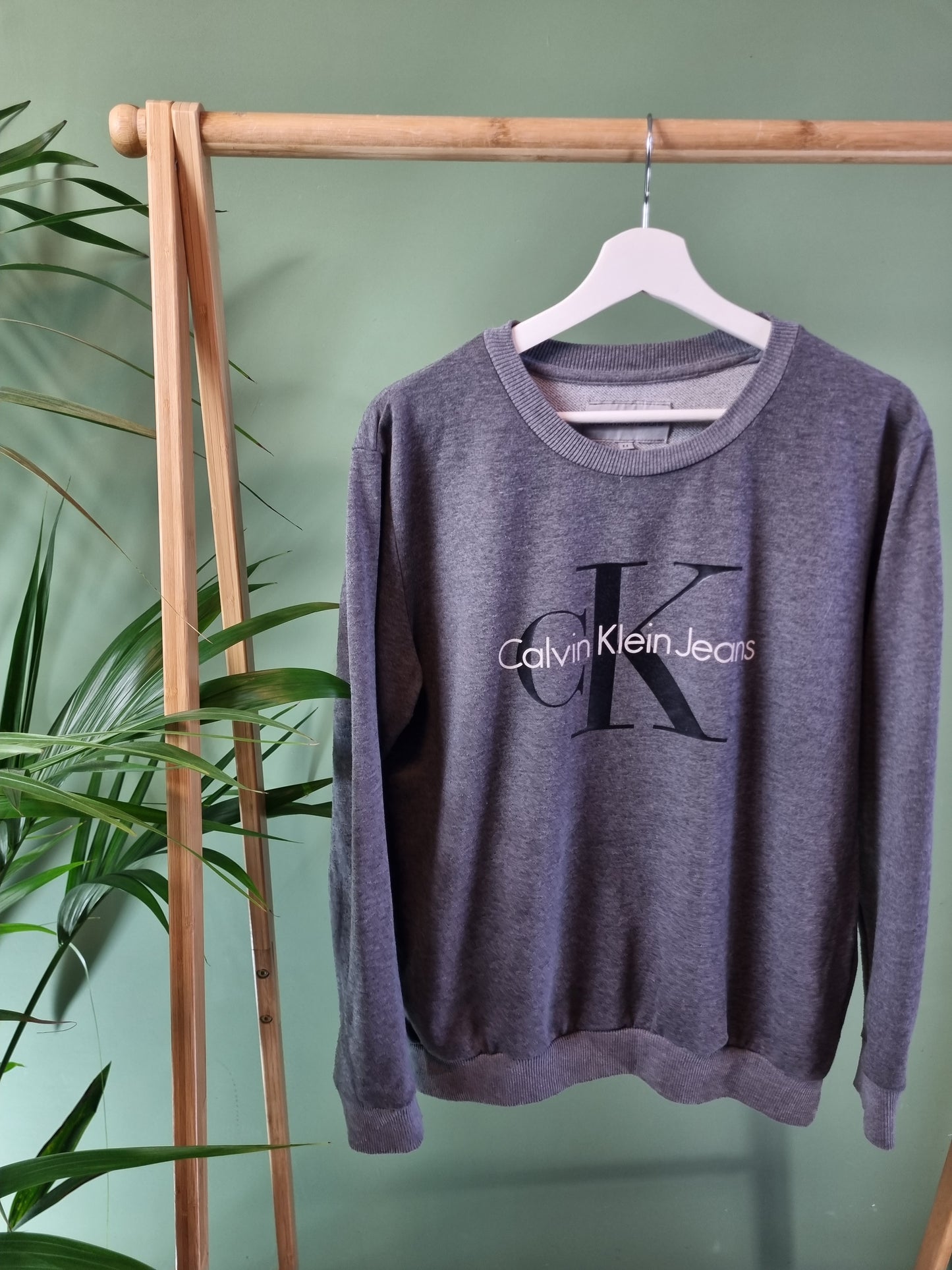 Calvin Klein Sweater Dames | Grijs | Maat M