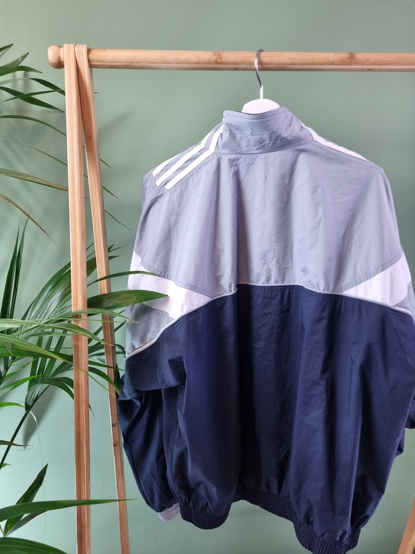 Adidas Shell Track Jacket Heren | Blauw | Maat L