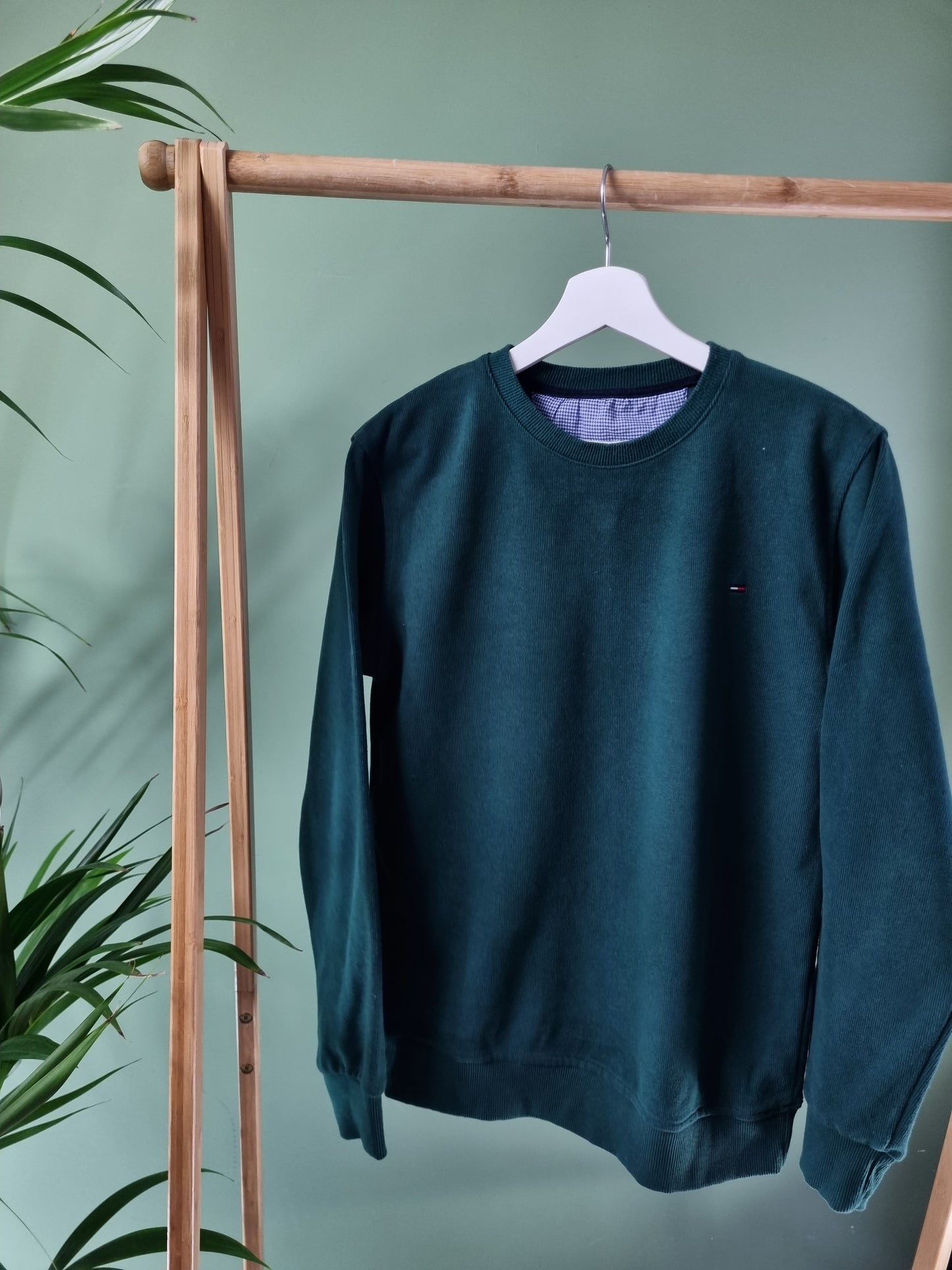 Tommy Hilfiger Trui Heren | Groen | Maat S