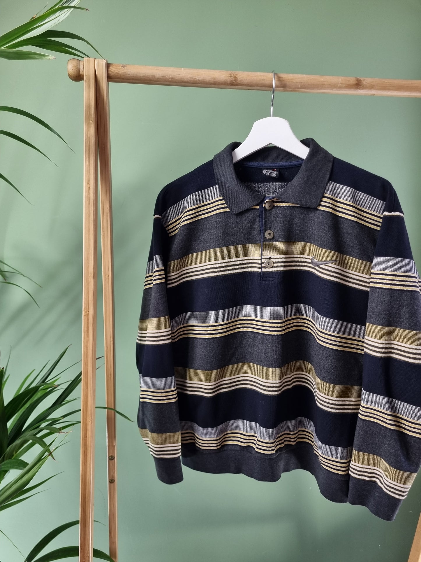 Nike Polo Sweater Dames | Bruin | Maat M