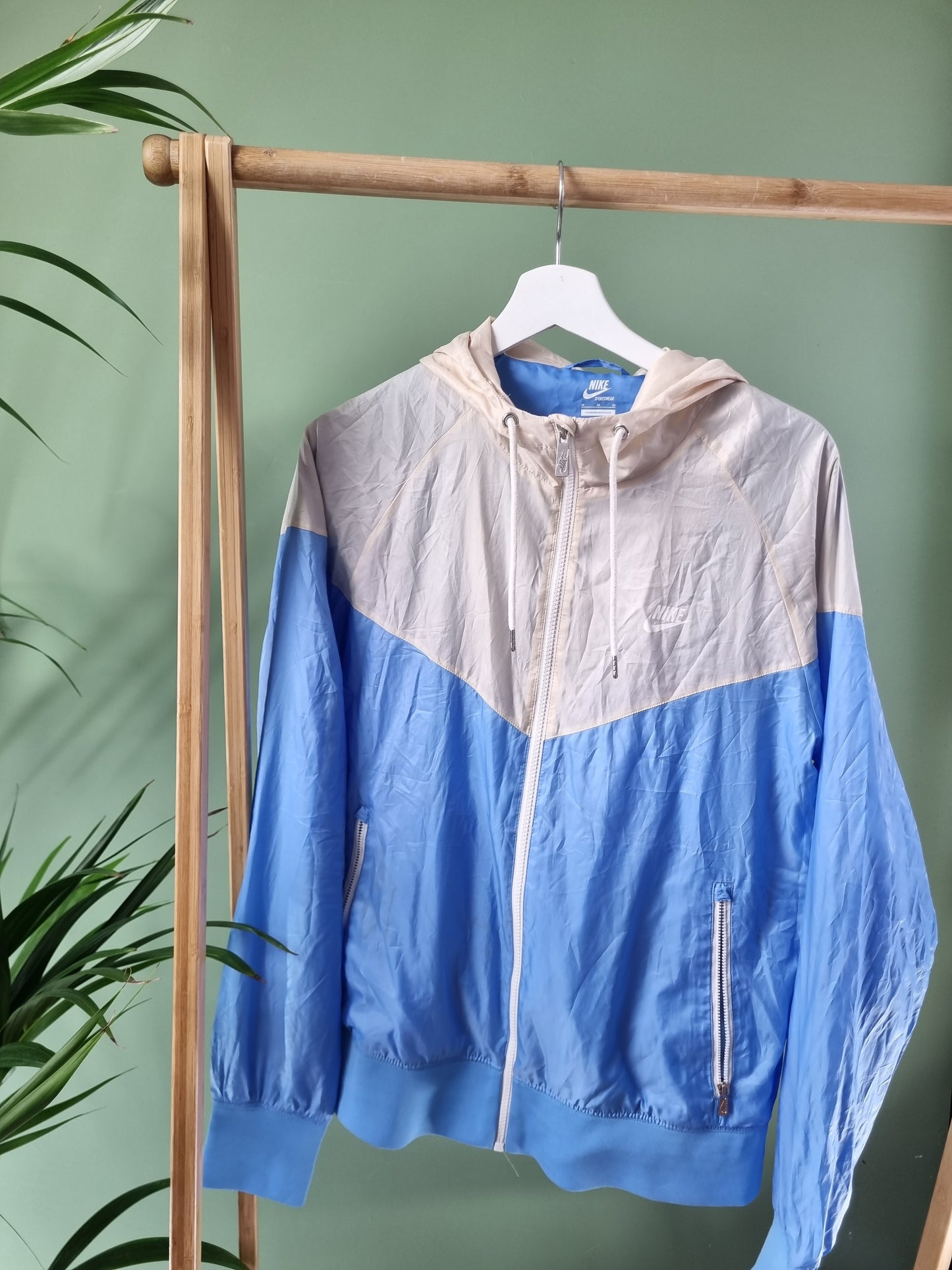 Nike Chest Logo Windjack Heren | Blauw | Maat M