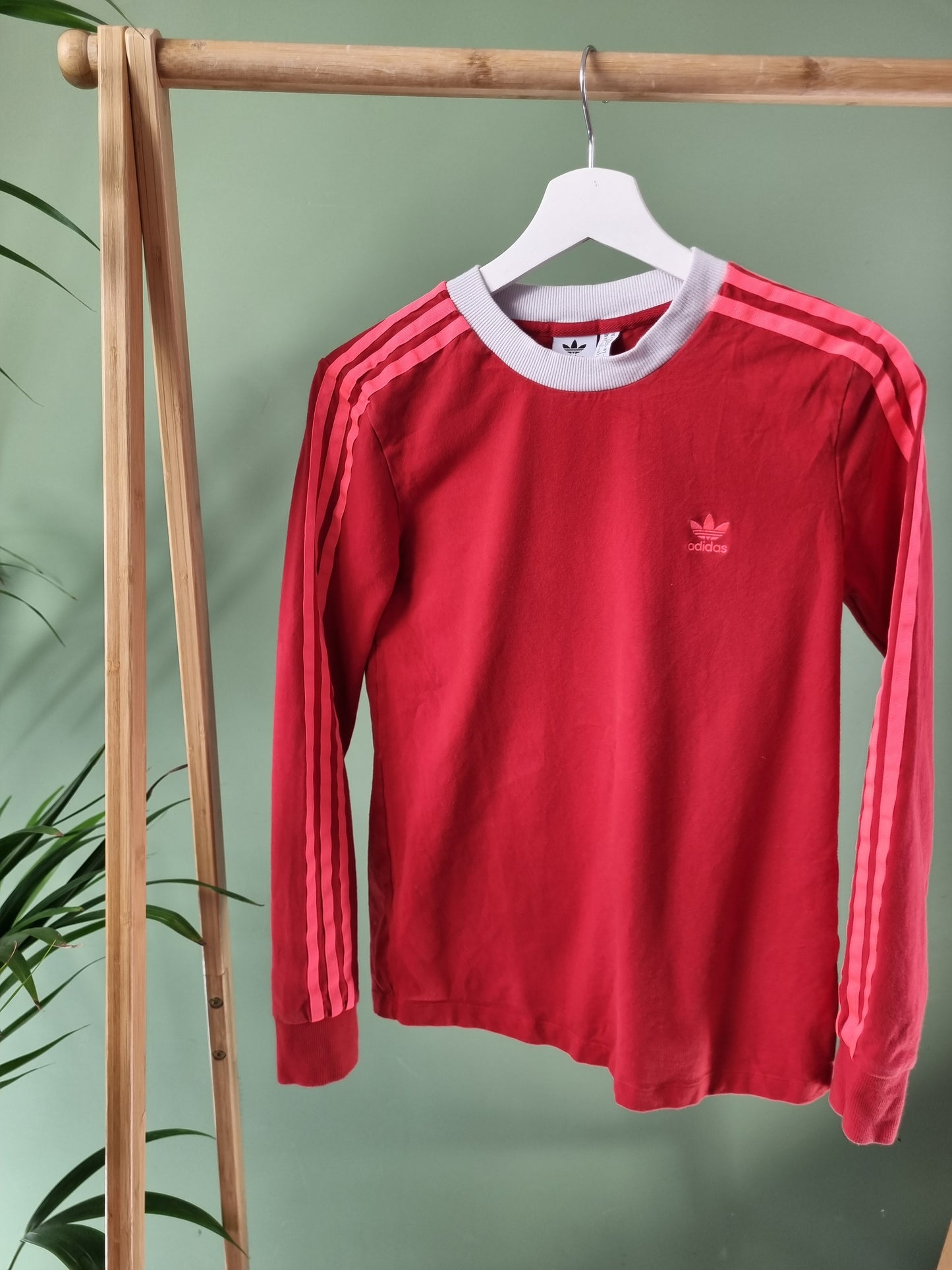 Adidas Longsleeve Dames | Rood | Maat S