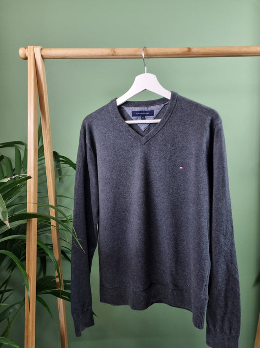 Tommy hilfiger v-hals trui maat M