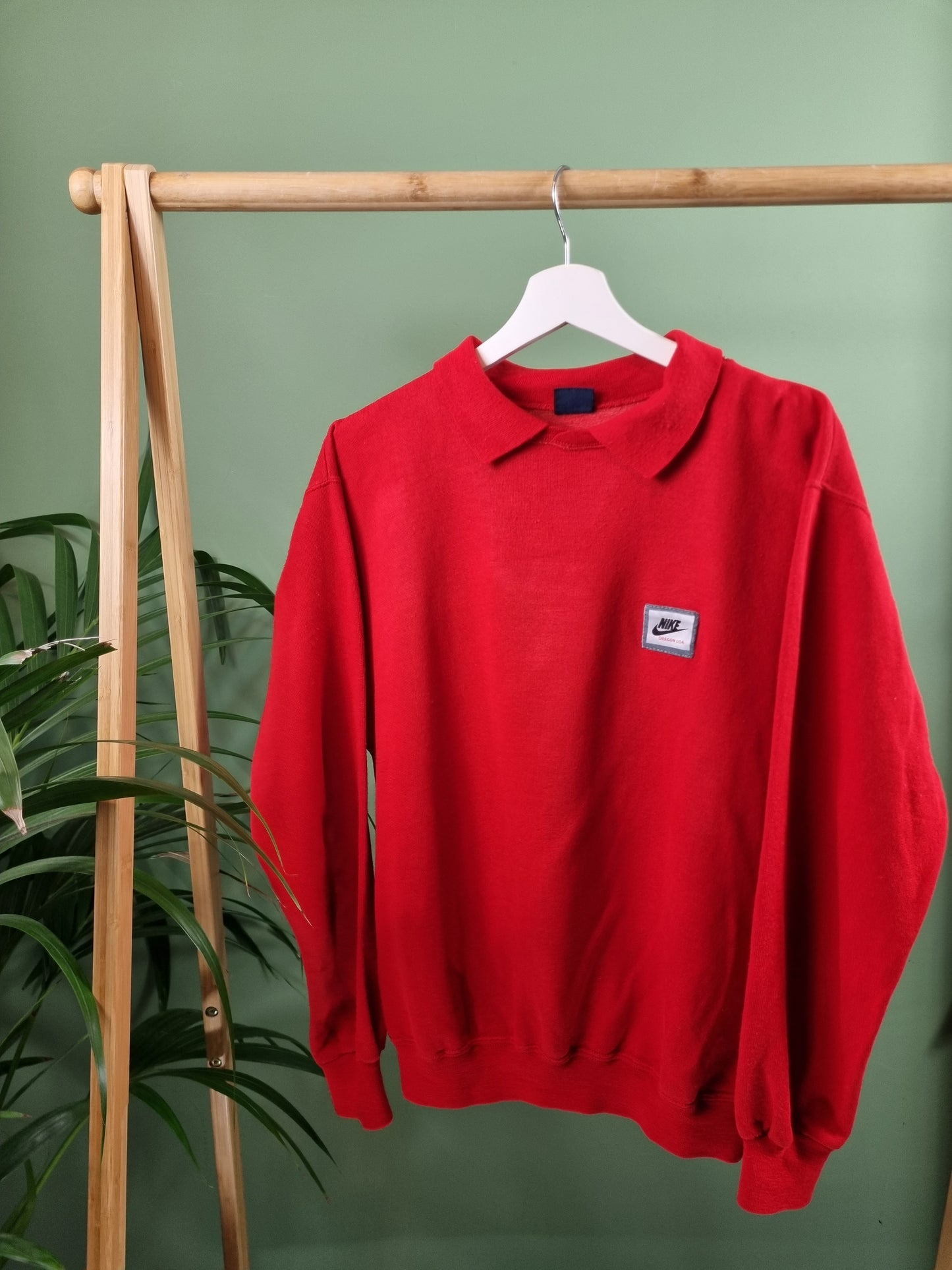 Nike 90s usa polo sweater maat M