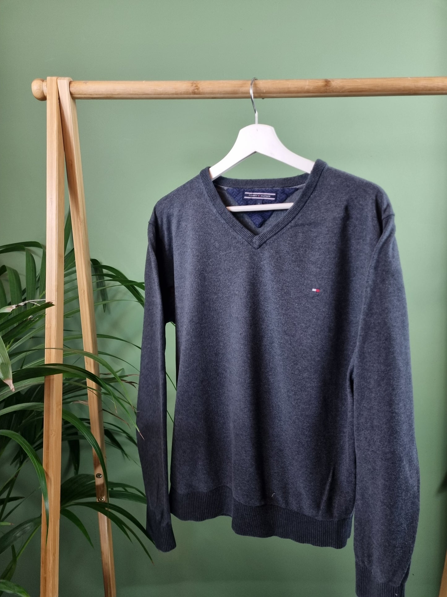 Tommy hilfiger pima cotton cashmere trui maat L