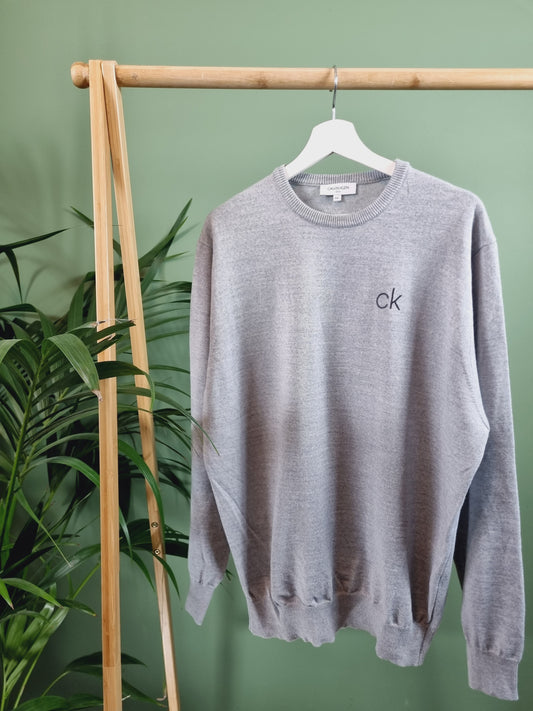 Calvin Klein chest logo trui maat XXL