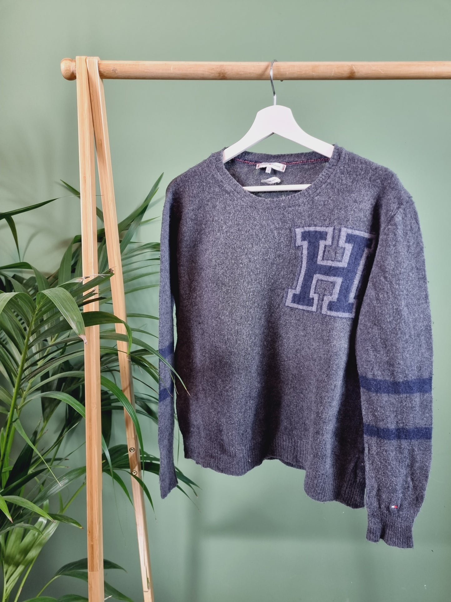 Tommy Hilfiger Trui Dames | Grijs | Maat M