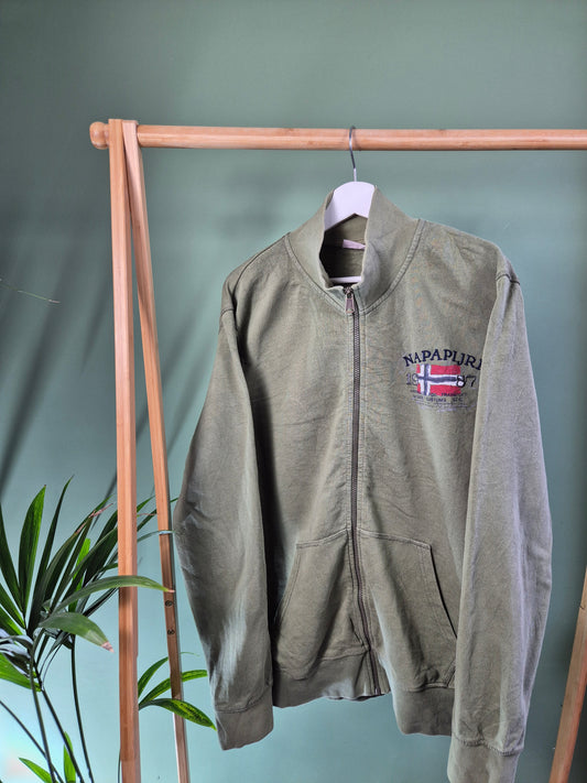 Napapijri Vest Heren | Groen | Maat XXL