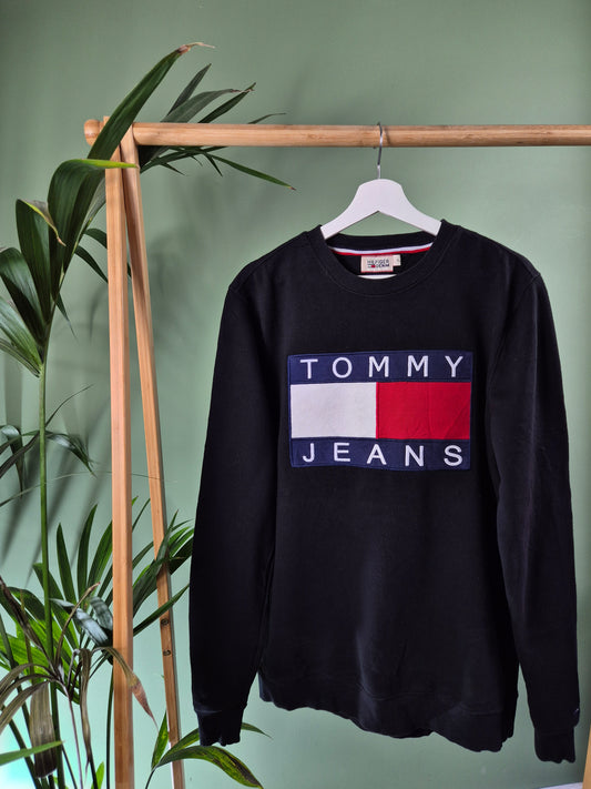 Tommy Hilfiger front logo sweatshirt maat XL