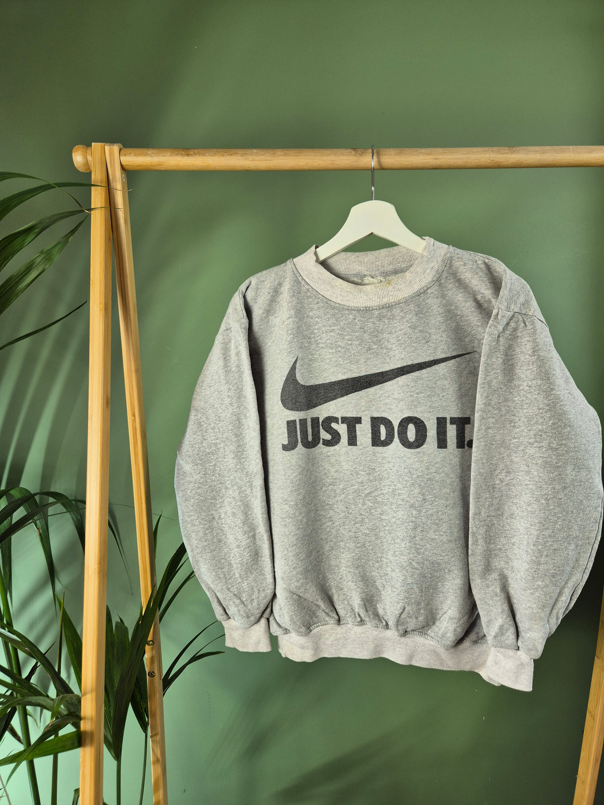 Nike Just Do It Sweater Dames | Grijs | Maat S